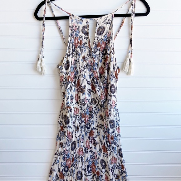 American Eagle Floral Maxi Faux Wrap Flowy Dress - Picture 3 of 8